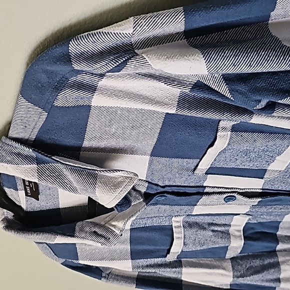 Lane Bryant Preppy button front long sleeve shacket duster 14/16 oversized - Picture 5 of 10